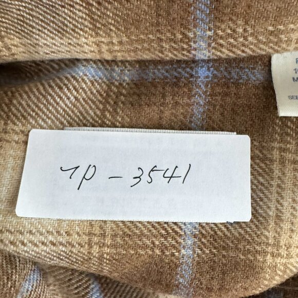 Pendleton Wool Button Front Shirt Womens Small Plaid Long Sleeve TP-3541 - Picture 2 of 8